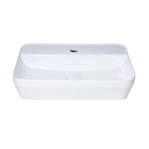 Cuba de Apoio Retangular 50x35x11cm Catena com Mesa Acqua Brasil