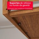 Ver imagem 4 de Guarda-roupa Casal 100% Mdf 6 Portas e 6 Gavetas Premium - Tudo de Móveis Cinamomo/off