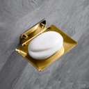 Ver imagem 3 de Saboneteira Dourada Banheiro Porta Sabonete Luxo Inox 304