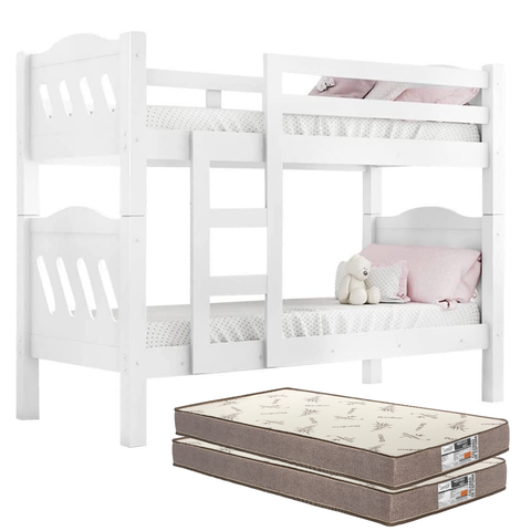 Beliche Barreto Proteção Lateral Total + 2 Colchões D33 Gold