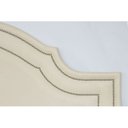 Ver imagem 4 de Cabeceira Casal Estofada para Cama Box com Tachas 140x60cm Provençal Luxo Dupla Branco