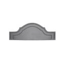 Ver imagem 2 de Cabeceira Casal Estofada para Cama Box com Tachas 140x60cm Provençal Luxo Dupla Cinza