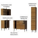 Ver imagem 6 de Cozinha Completa Emilly Song Armário Balcão Adega Madesa