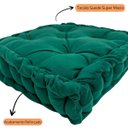 Ver imagem 2 de Almofada Assento Futon Roma 40x40 Verde
