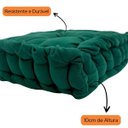 Ver imagem 3 de Almofada Assento Futon Roma 40x40 Verde