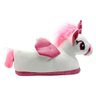 Pantufa Unicórnio com Asas Tamanho P 33/34/35 Branco e Rosa Zona Criativa - 4