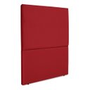 Ver imagem 2 de Cabeceira Cama Box Organica Solteiro 90cm Luna Suede C/frame Vermelho