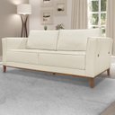 Ver imagem 2 de Sofa Balli 3 Lugares 210cm Pes Madeira Linho 223 Natural Ezz
