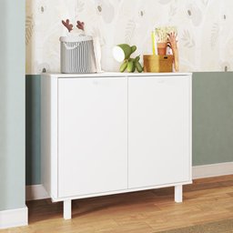 Cômoda 2 Portas 2 Prateleiras MDP 12mm - 1