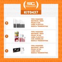 Ver imagem 2 de KIT - 1 Faqueiro Vermelho 30 Peças + 1 Conjunto Facas 9pç + 1 Faqueiro Inox 24pç - Tramontina
