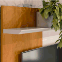 Ver imagem 5 de Painel para TV de até 65 Polegadas 3 Portas Astral Cinamomo/Off White