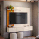 Ver imagem 6 de Painel para TV de até 65 Polegadas 3 Portas Astral Cinamomo/Off White