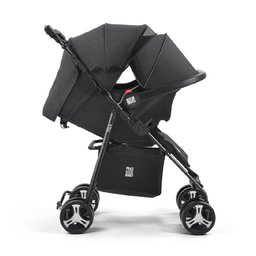 Carrinho de Bebê Flick BB444 Multikids Baby Reclinável - Preto - 3