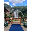 Ver imagem 4 de Kit 2 Arco + 4 Espaguete Flutuador Boia para Decorar Jardins Eventos