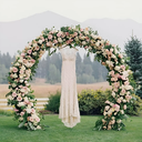 Ver imagem 7 de Kit 2 Arco + 6 Espaguete para Decorar Jardins, Igrejas e Eventos