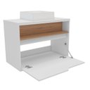 Ver imagem 2 de Gabinete para Banheiro com Cuba e Espelheira 80 Jasper Branco/Itapuã