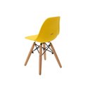 Ver imagem 7 de Conjunto 6 Cadeiras Infantis Base Madeira sem Braço Eiffel Amarelo
