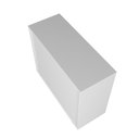 Ver imagem 7 de Balcão Multiuso 2 Portas 1 Prateleiras 4 Pés com Rodízios Branco