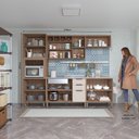 Ver imagem 2 de Cozinha Modulada Completa 5 Peças com Paneleiro Aéreos Balcões sem Tampo Aspen Luciane Móveis
