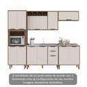 Ver imagem 5 de Cozinha Modulada Completa 5 Peças com Paneleiro Aéreos Balcões sem Tampo Aspen Luciane Móveis