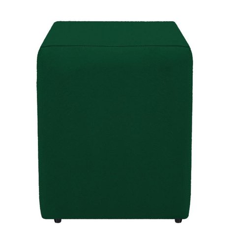 Puf Puf Suede Verde Musgo Decorativo Quadrado Super