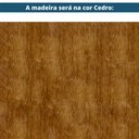 Ver imagem 3 de Mesa de Jantar Pulsare Redonda Madeira Eucalipto 100cm Cedro Ozki