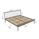 Ver imagem 2 de Cama King em Aço Begônia CabeCasa MadeiraOriginals