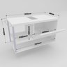Gabinete para Banheiro com Cuba 80cm 1 Porta Urban - 6