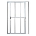 Ver imagem 2 de Porta Sacada de Alumínio 2 Folhas Móveis 210 X 120cm com Fechadura Linha 25