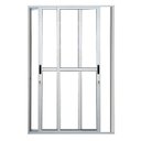 Ver imagem 2 de Porta Sacada de Alumínio 2 Folhas Móveis 210 X 120cm com Fechadura Linha 25