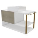 Ver imagem 6 de Gabinete para Banheiro com Cuba e Espelheira 80cm Urban Branco/Itapuã