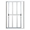 Porta Sacada de Alumínio 2 Folhas Móveis 210 X 150cm com Fechadura Linha 25 - 2