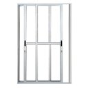 Ver imagem 2 de Porta Sacada de Alumínio 2 Folhas Móveis 210 X 150cm com Fechadura Linha 25