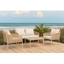 Ver imagem 7 de Conjunto de Àrea Externa Harbor com 1 Sofá, 2 Poltronas 1 Mesa - Bege/claro