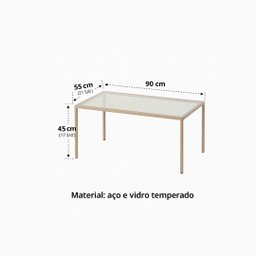 Conjunto de Àrea Externa Harbor com 1 Sofá, 2 Poltronas 1 Mesa - Bege/claro - 9