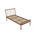 Ver mais imagens de Cama Solteiro em Aço Begônia CabeCasa MadeiraOriginals Marrom/Cobre