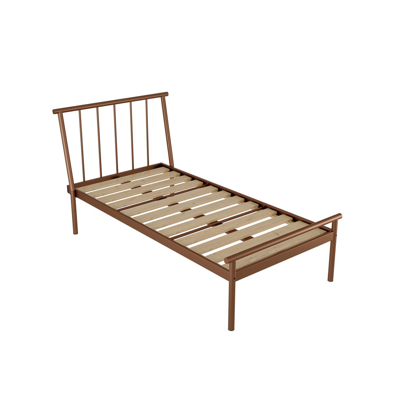 Cama Solteiro em Aço Begônia CabeCasa MadeiraMadeira - 8