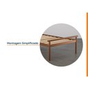 Ver imagem 4 de Cama Solteiro em Aço Begônia CabeCasa MadeiraOriginals Marrom/Cobre