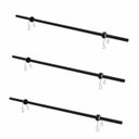 Ver imagem 1 de Kit 10 Barras Body Pump Com Presilhas Musculação Funcional - Preto