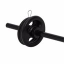 Ver imagem 3 de Kit 10 Barras Body Pump Com Presilhas Musculação Funcional - Preto