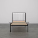 Ver imagem 6 de Cama Solteiro em Aço Begônia CabeCasa MadeiraOriginals Preto/Fosco