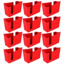 Ver imagem 1 de Kit 12 Porta Guardanapos de Mesa Organizador Trio Crippa Vermelho Restaurante Lanchonete