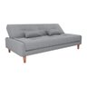 Sofá Cama Blanca 3 Lugares Sala Premium Boucle Cinza Matrix - 3
