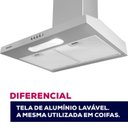 Ver imagem 4 de Depurador Top Clean 60 Ix C Duto 3v 127v