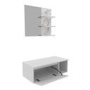 Ver imagem 3 de Conjunto Suspenso para Banheiro com Espelheira 80cm