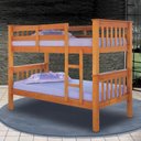 Ver imagem 2 de Cama Beliche Solteiro Esmeralda 088 Mel Pederpinus