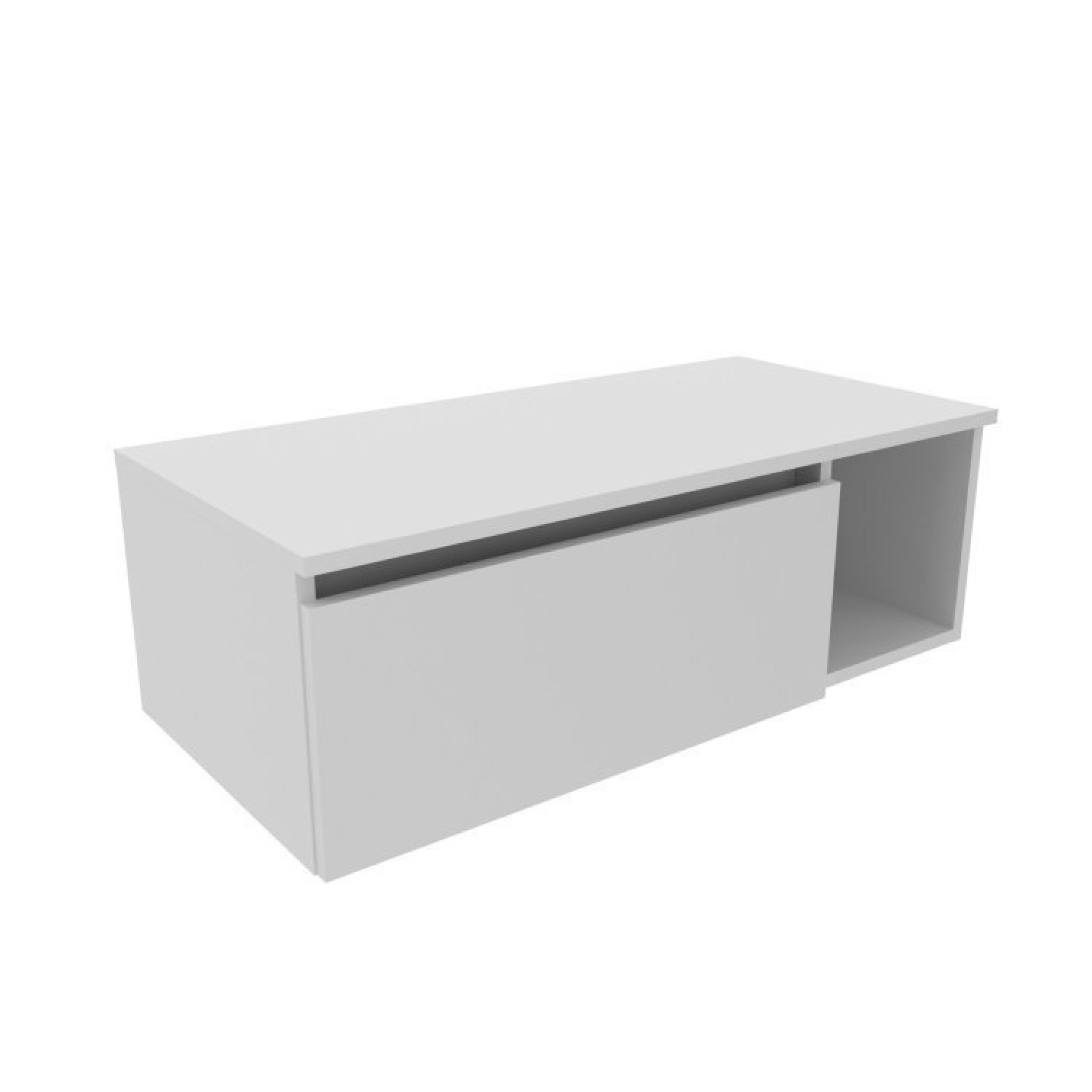 Conjunto Suspenso para Banheiro com Espelheira 80cm - 5