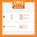 Ver imagem 2 de Gôndola Prateleira Supermercado 5 Níveis 40x30 New Plus 1,70m Central Inicial Amarelo SA Gô