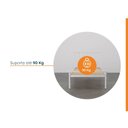 Ver imagem 3 de Cama Solteiro em Aço Begônia CabeCasa MadeiraOriginals Branco