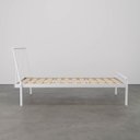 Ver imagem 7 de Cama Solteiro em Aço Begônia CabeCasa MadeiraOriginals Branco